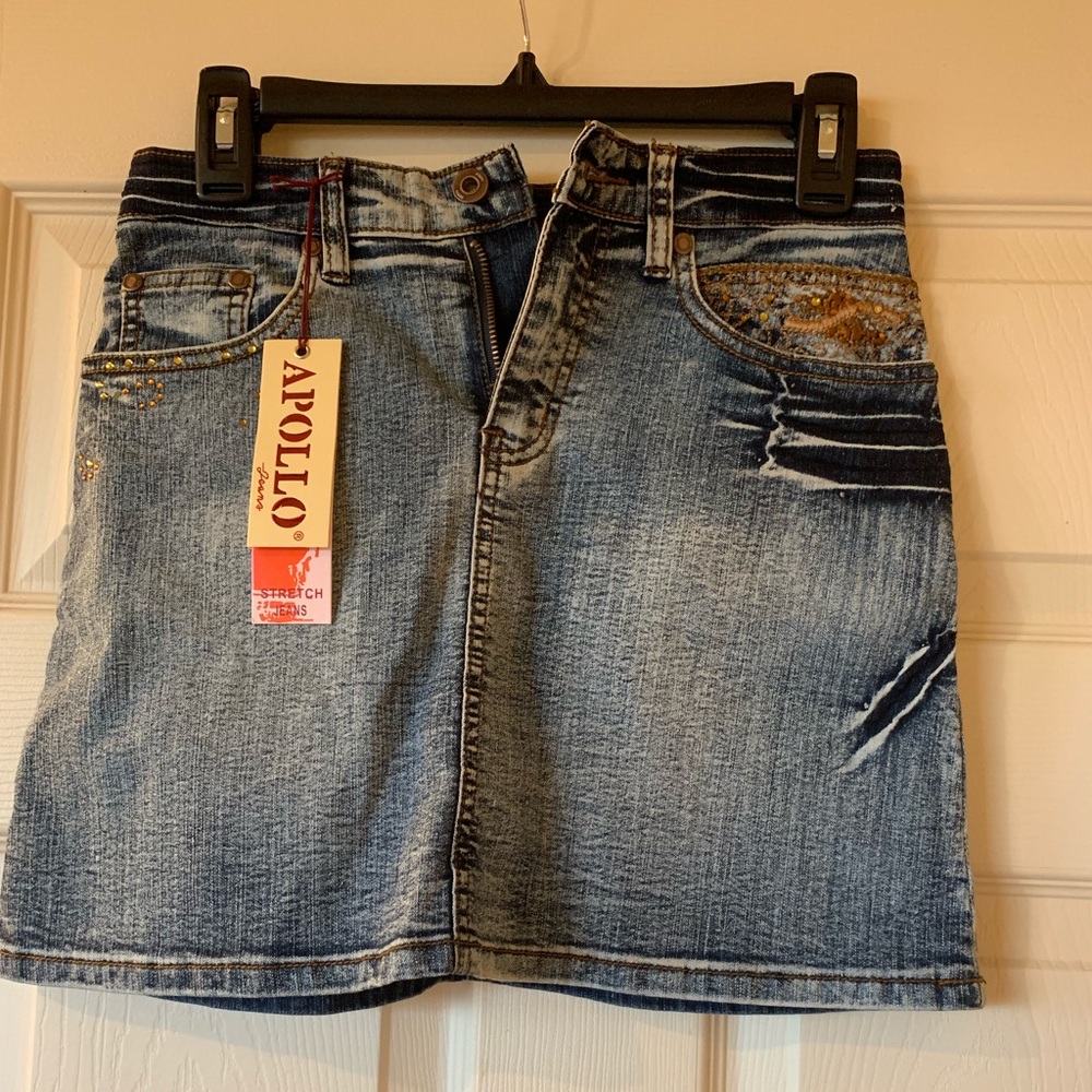 Brand new denim skirt